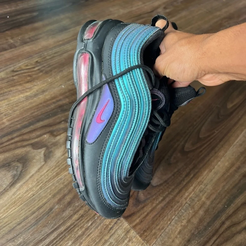 Nike Air Max 97 GS Throwback Future Purple Black BQ7230-001 Size 5Y